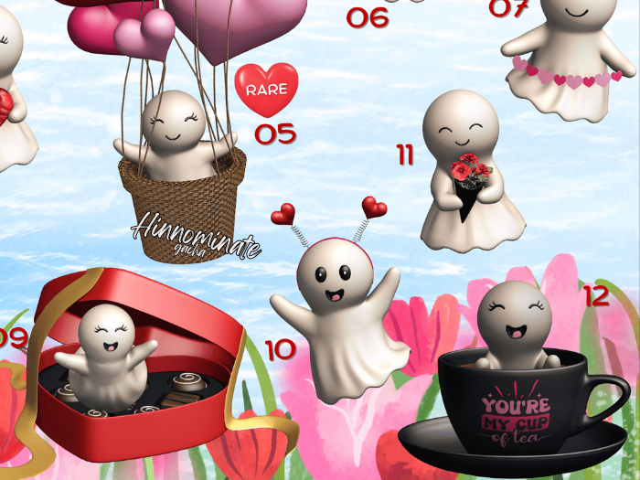 11 Roses - Valentine Ghosties - Bella Botanicals