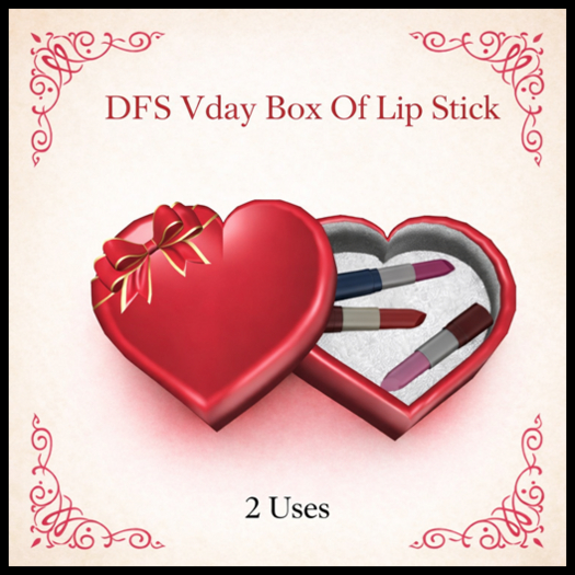 DFS Vday Box Of Lip Stick - ACTUAL ITEM