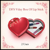 DFS Vday Box Of Lip Stick - ACTUAL ITEM