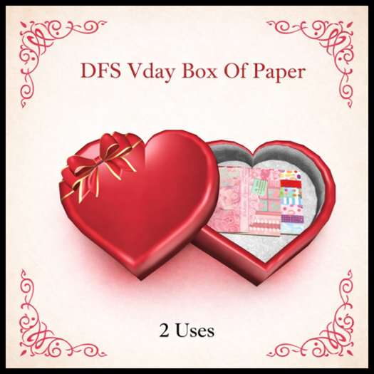DFS Vday Box Of Paper - ACTUAL ITEM