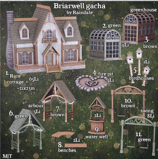 06 Raindale - Briarwell arbour (green)