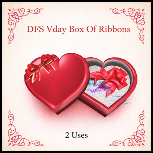 DFS Vday Box Of Ribbons - ACTUAL ITEM