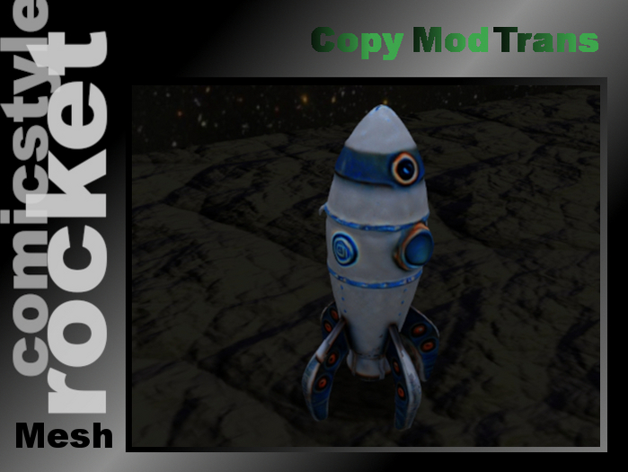 Comicstyle rocket - Fullperm
