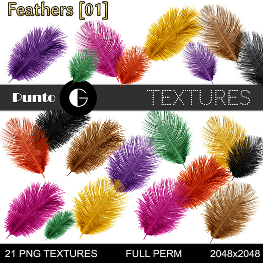 Full Perm Textures - Feathers [Pack 01]