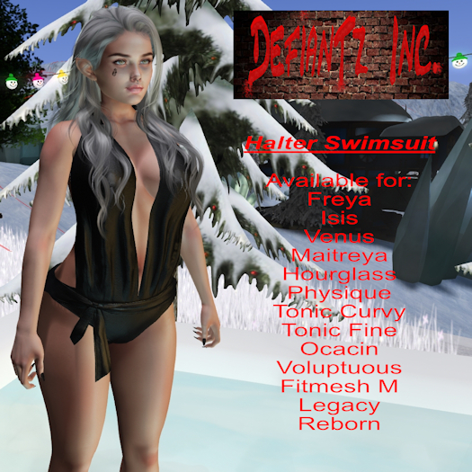DefianTz Inc - Halter Swimsuit - DEMO