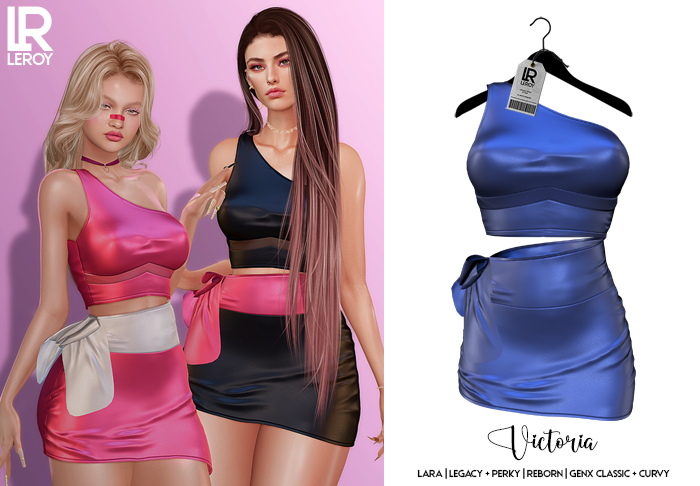 LEROY - Victoria Dress - Starry Blue
