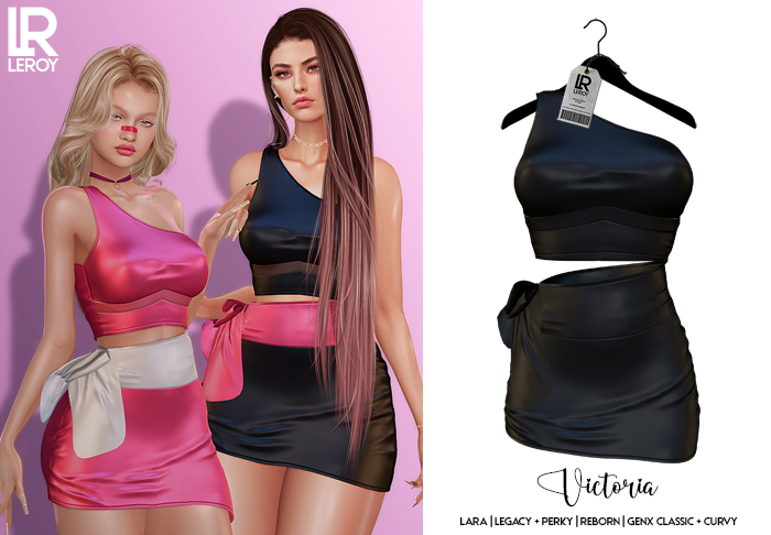 LEROY - Victoria Dress - Black