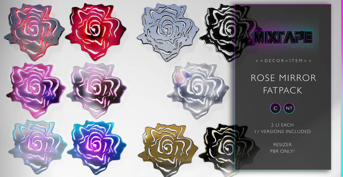 MIXTAPE Decor - rose mirror  FP 