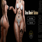 Run Music Tattoo