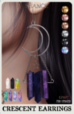 .Seance. My Crescent Earrings