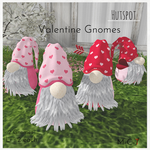 Two Valentine Gnomes 
