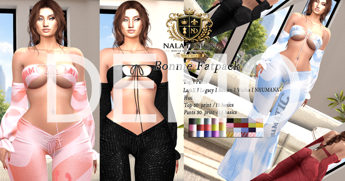 DEMO - Nala Design - Bonnie Outfit  {FATPACK}