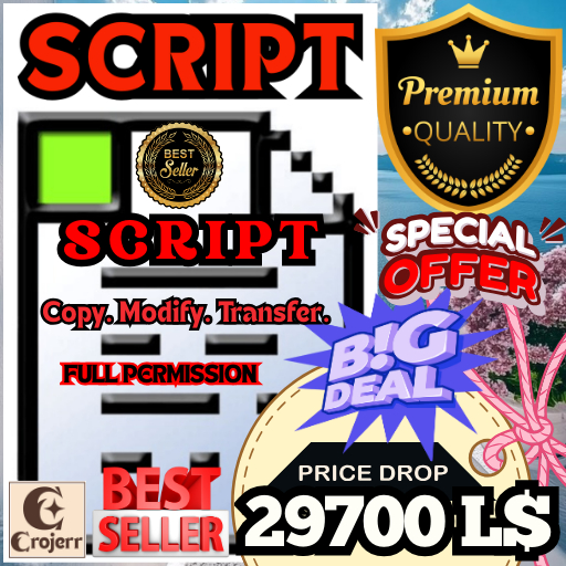 High-End Floating Brand Display Script ( With Notecard of How to Use This Script & its Benefit )