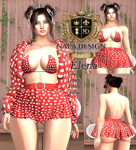 Nala Design - Elena Red Outfit