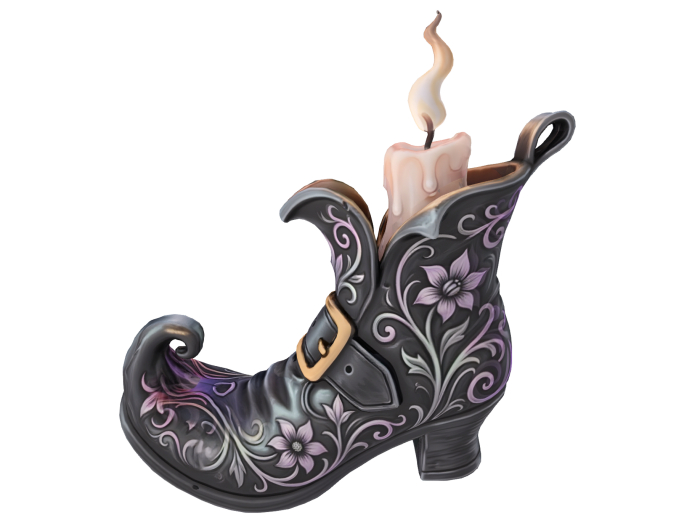 HB: Candle Witch Boot FuLL PERM