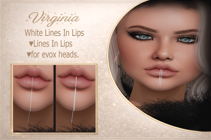 :::VIRGINIA:::White Lines In Lips