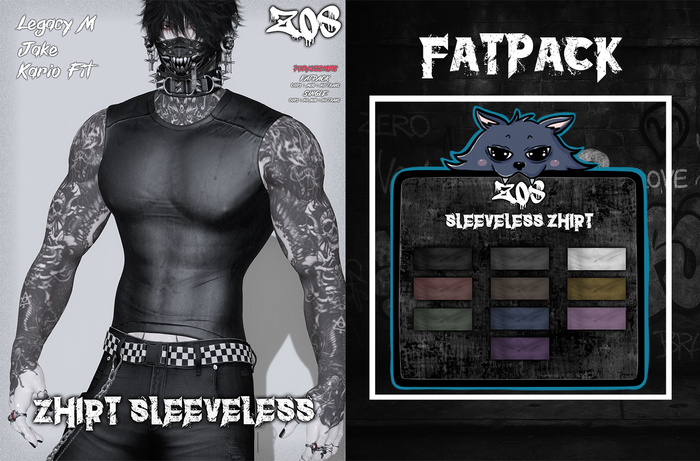 ZOS. Zhirt Sleeveless FATPACK