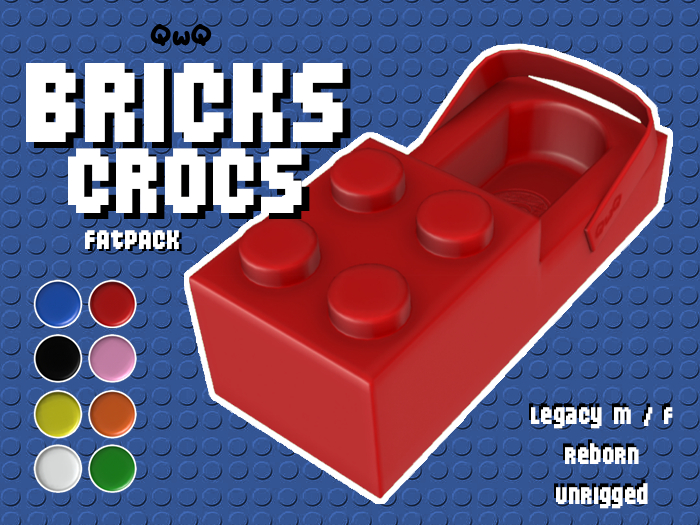QwQ - Bricks Crocs  // Fatpack