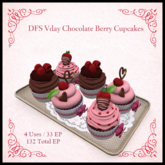 DFS Vday Chocolate Berry Cupcakes - ACTUAL ITEM