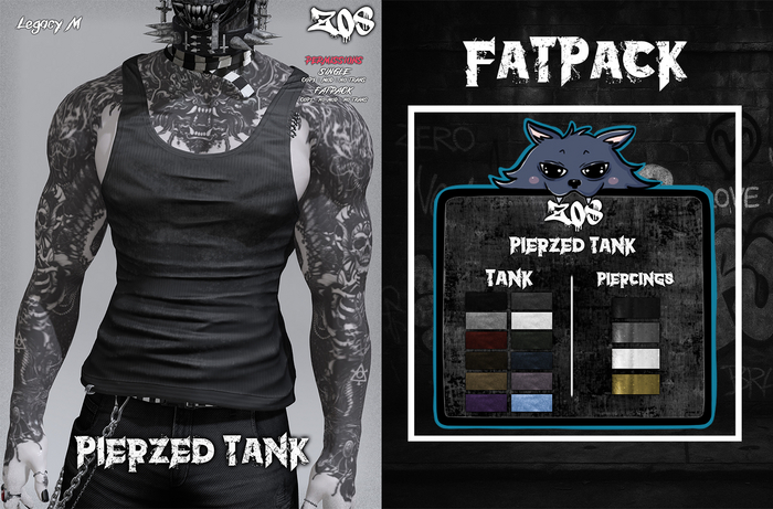 ZOS. Pierzed Tank FATPACK