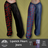 Mostyn St - Lipstick Heart Jeans