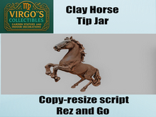 Clay Horse Tip Jar Boxed