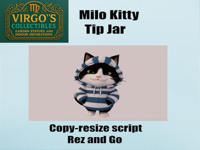 Milo cat Tip Jar Boxed