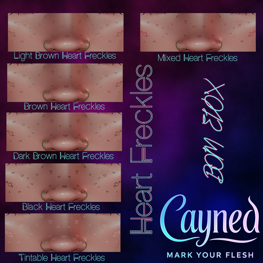 Cayned Heart Freckles