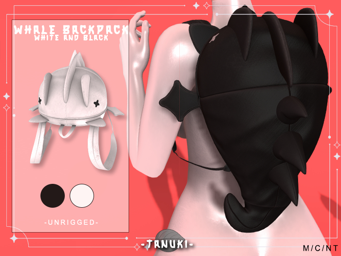 -Tanuki- Whale Backpack