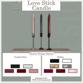 Baesic. Love Stick Candle