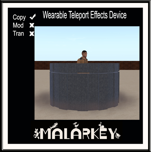 Wearable Teleport Effects Device