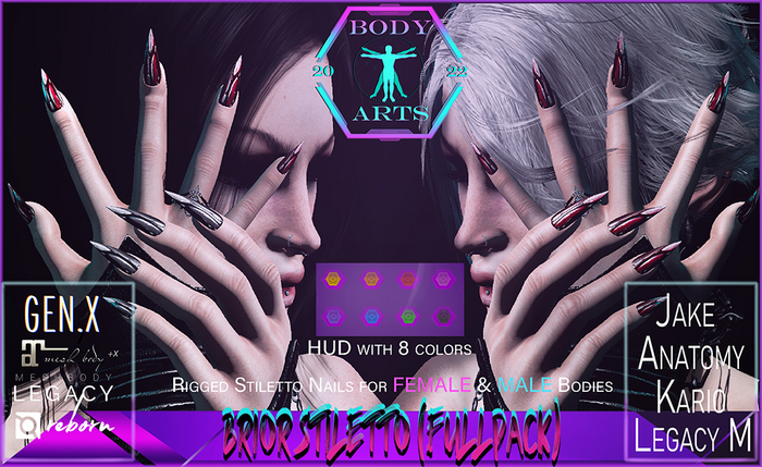 BodyArts - Brior Stiletto Fullpack