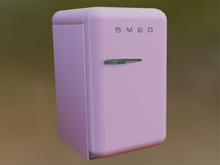 SMEG refrigerator, Pink