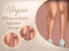 :::VIRGINIA::::ADDONS/ bruises knees (BOM)