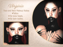 :::VIRGINIA:::Face and Neck Makeup Xtabay