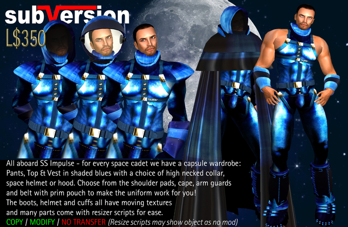 subVersion - Astrosuit Blue