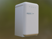 SMEG refrigerator, Cream