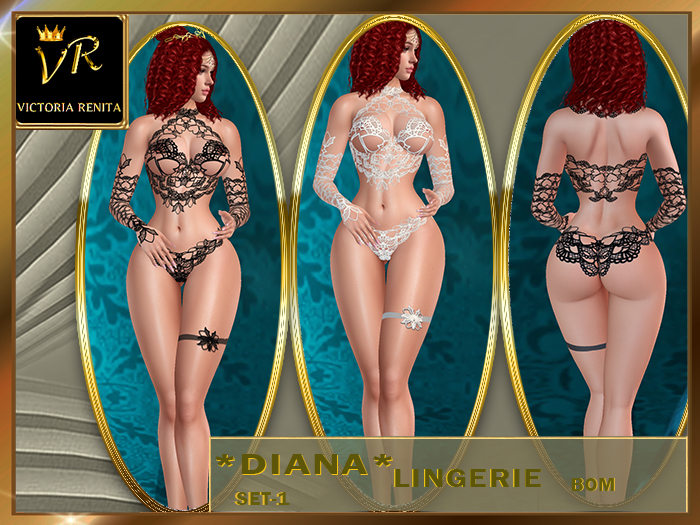 VR*LINGERIE*DIANA*set1
