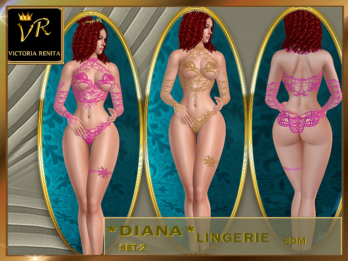 VR* LINGERIE*DIANA*set2