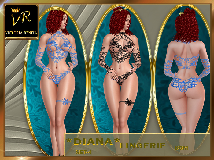 VR* LINGERIE*DIANA*set4