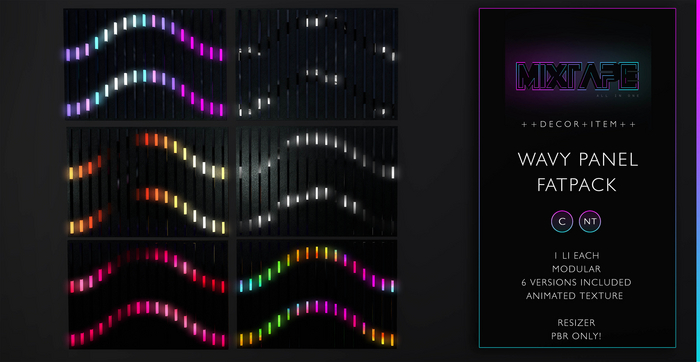 MIXTAPE Decor - wavy panel - FP 