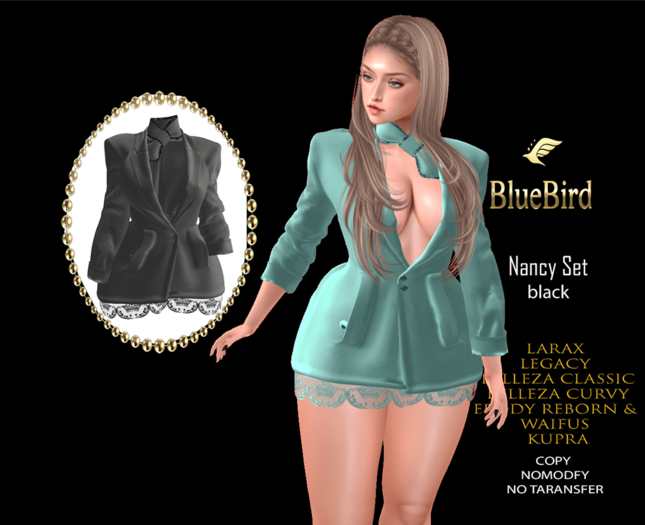 Blue Bird // Nancy-set BLACK