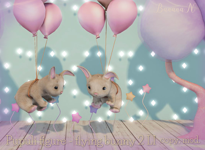 Pupuli - Flying bunny figure