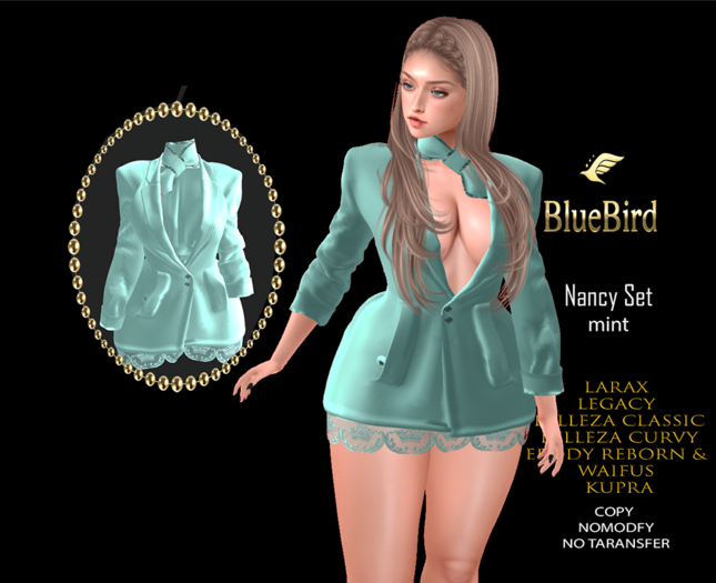 Blue Bird // Nancy-set mint