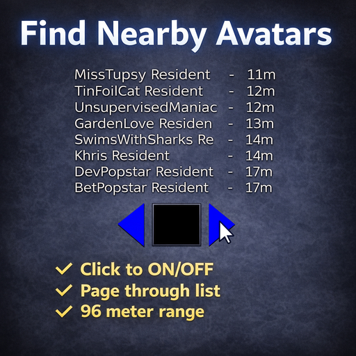 Nearby Avatar HUD
