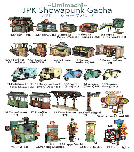 24**JPK Showapunk Gacha 24. Book Display