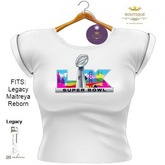 Super Bowl GAME DAY CUFF TEE - BOXED (ADD)