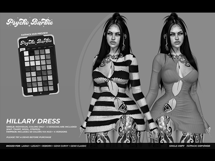 +PB+ Hillary Dress - Fatpack DEMO