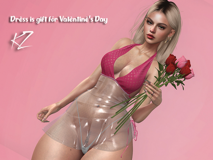 KZ dress is free gift for Valentine's Day