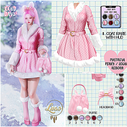 1. Luas Cold Days Coat Maitreya RARE
